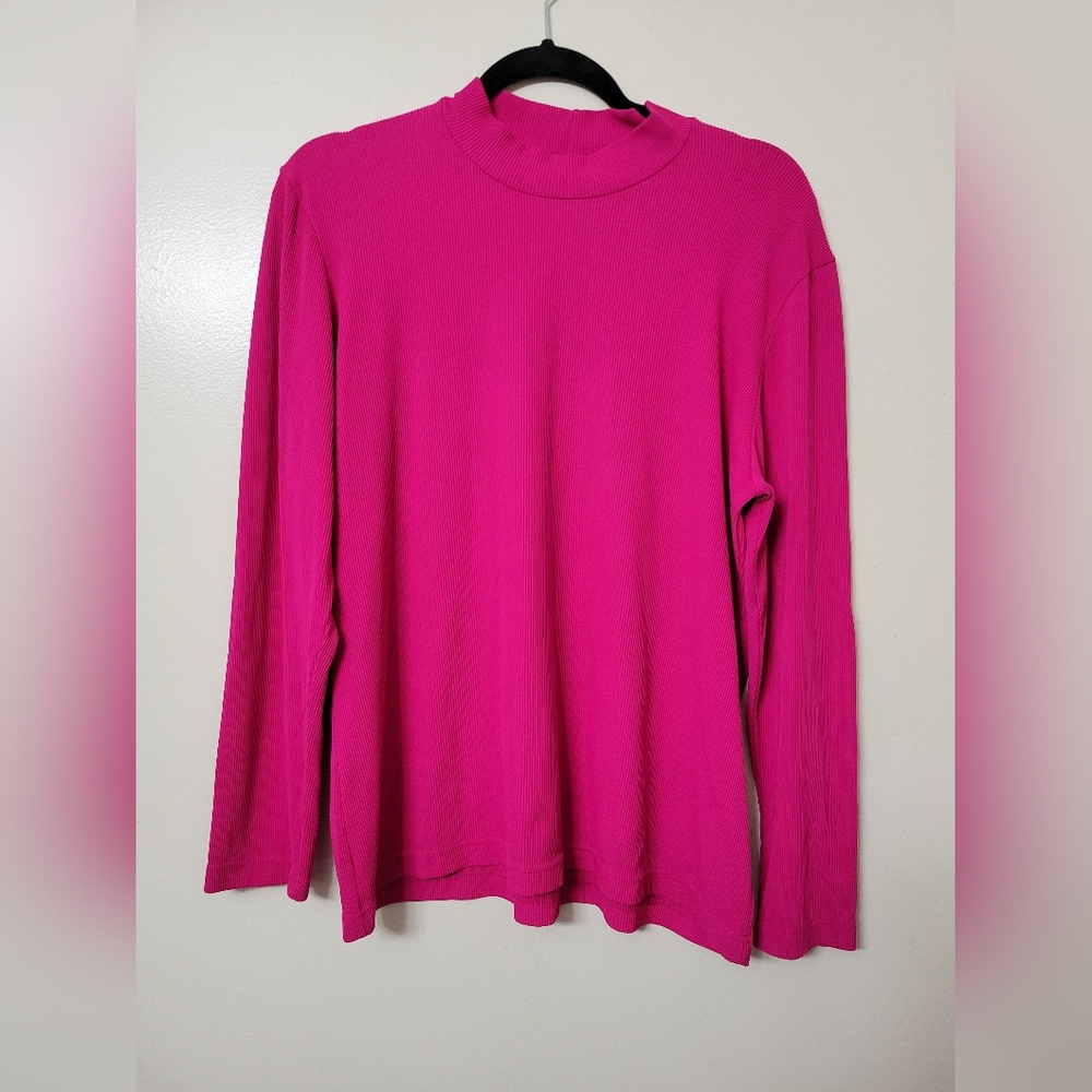 Vintage Barbiecore Worthington Magenta Long Sleeve Shirt